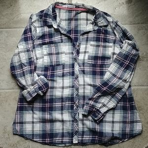 Flannel plaid shirt